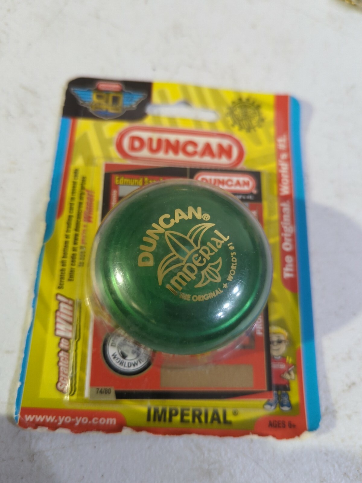 80th anniversary Duncan Imperial Yo-yo green