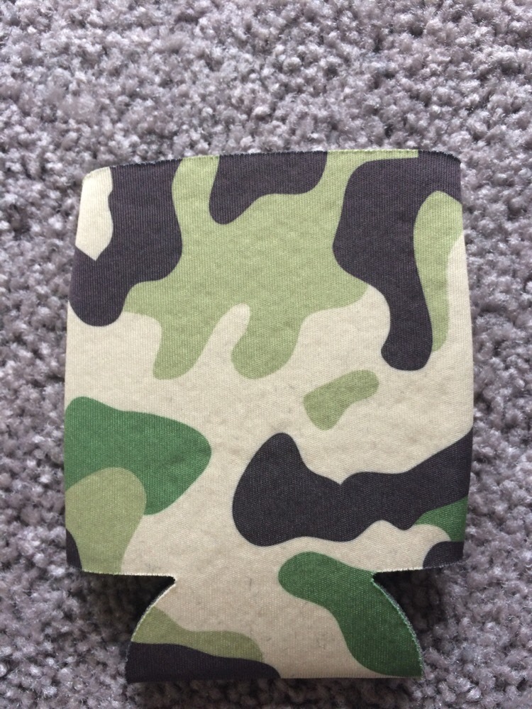 Beer Koozie Coffee Southern Dixie Camouflage Hunting Drink Insulator Cold Hot