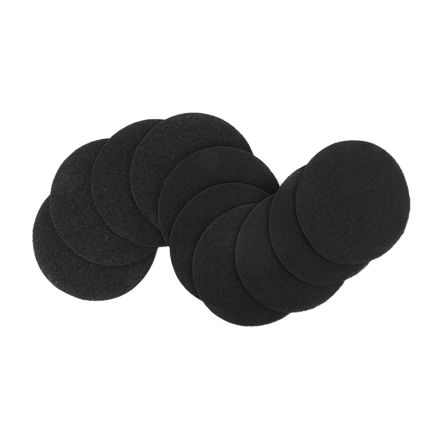 Universal Round Charcoal Filter Extra Thick 0.4" Durable For Kitchen Compost Bin