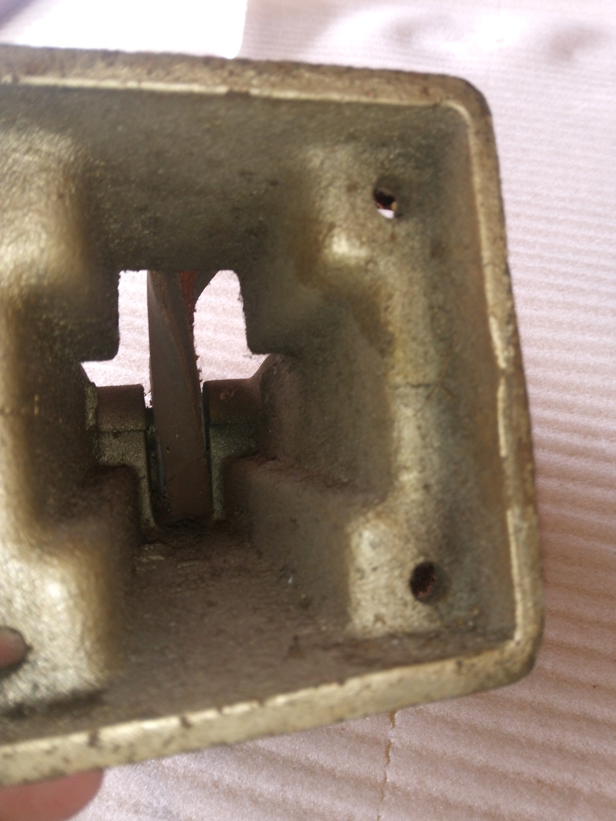 Vintage Craftsman 1940s Grinder Buffer Arbor Bench Mount Belt Drive