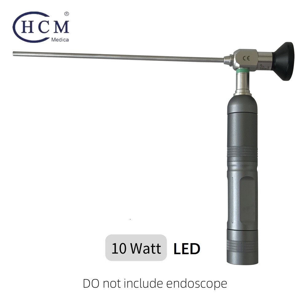 Portable Cold LED Light Source ENT Endoscopy Medical 10W Endoscope Camera