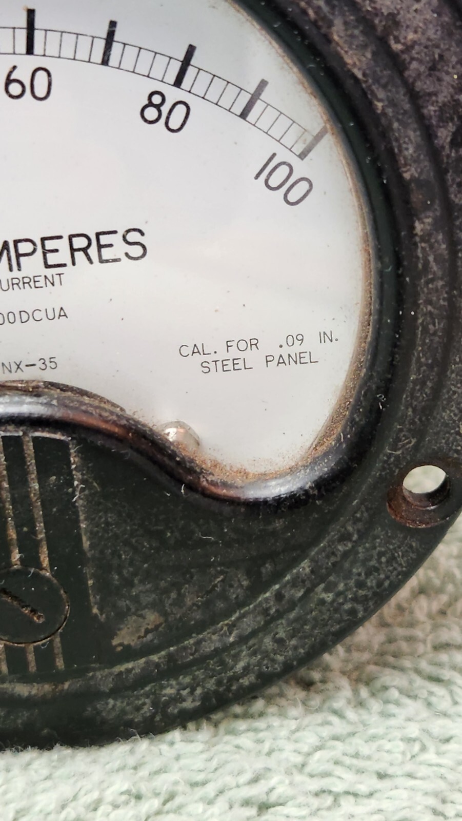 WESTINGHOUSE MICROAMPERES 0-100 DIRECT CURRENT MR34W100DCUA TYPE NX-35