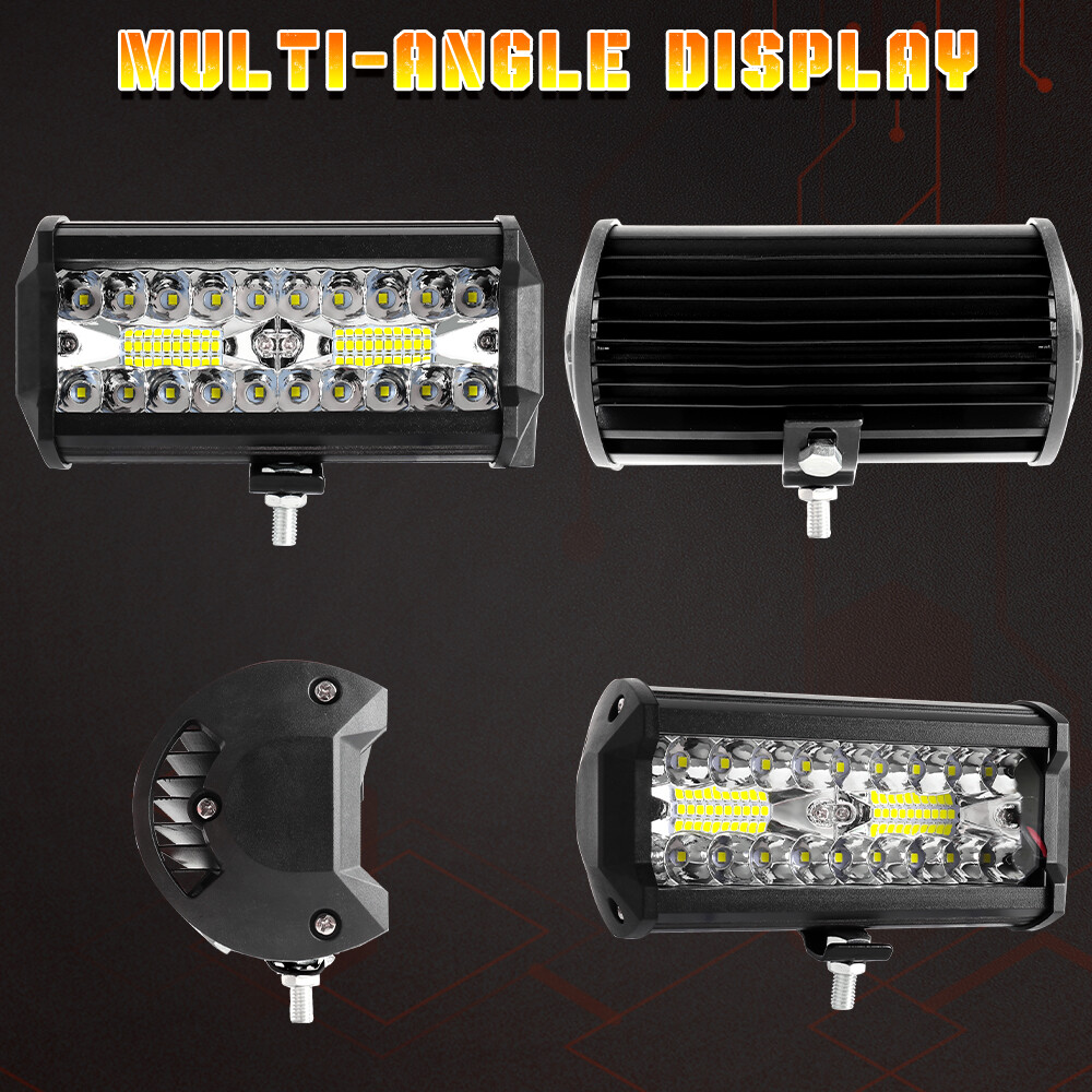 2PCS 7'' LED WORK LIGHTS for Caterpillar Construction Equipment Forklift Tractor