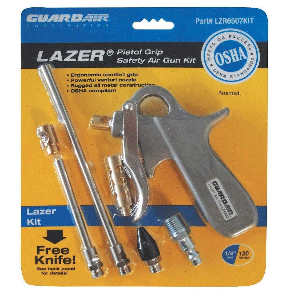 Guardair LZR6507KIT Pistol Grip Air Gun Kit With Extension