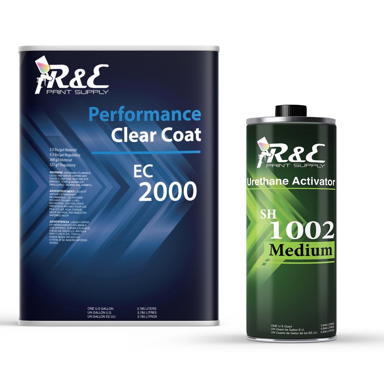 R & E Paint Supply Performance Clear Coat EC 2000