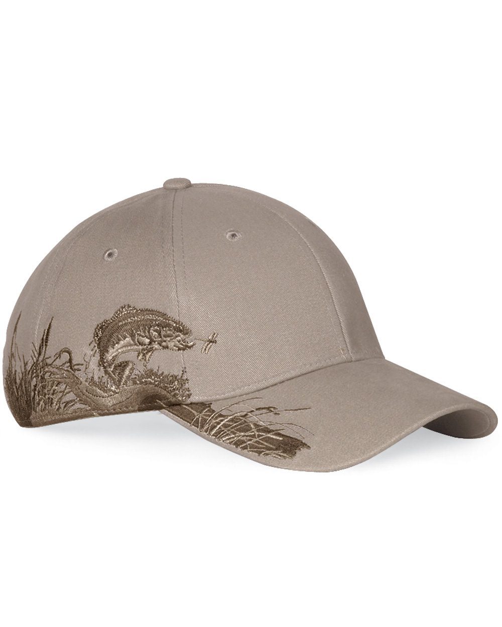 DRI DUCK Wildlife Series Fish Cap 3256 Baseball Hat Bass Walleye Trout NEW