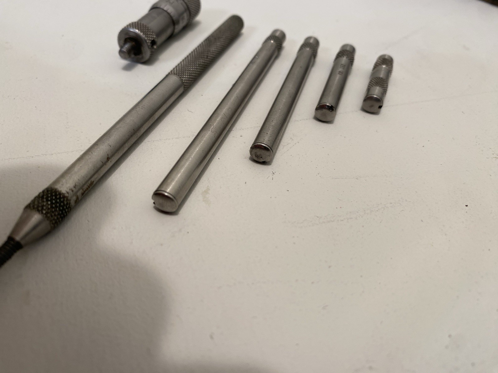 Vintage Fleming Manufacturing 1225 Inside Micrometer Set