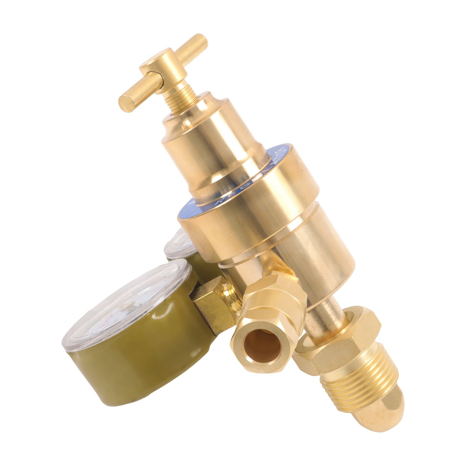 Easy-Read Dial Argon Regulator Flowmeter CGA-580 MIG TIG Welding