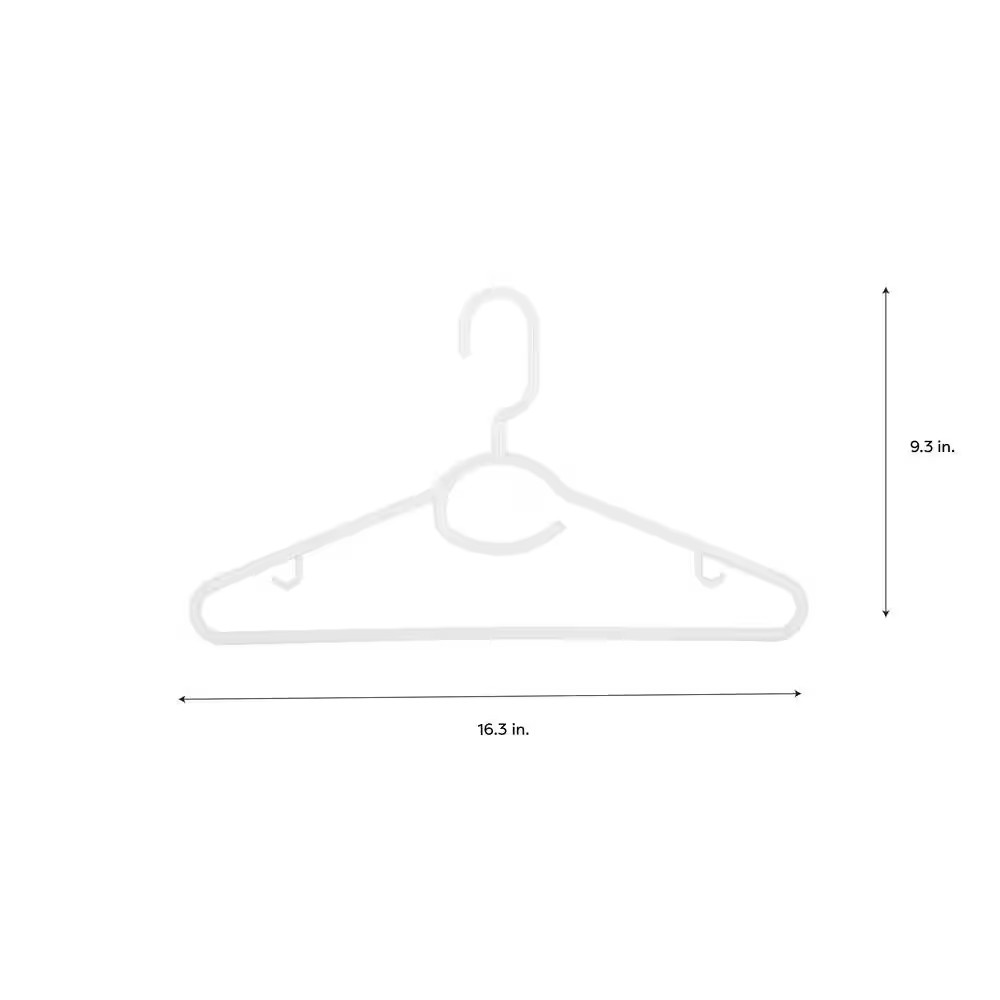 White Shirt Hangers 5-Pack