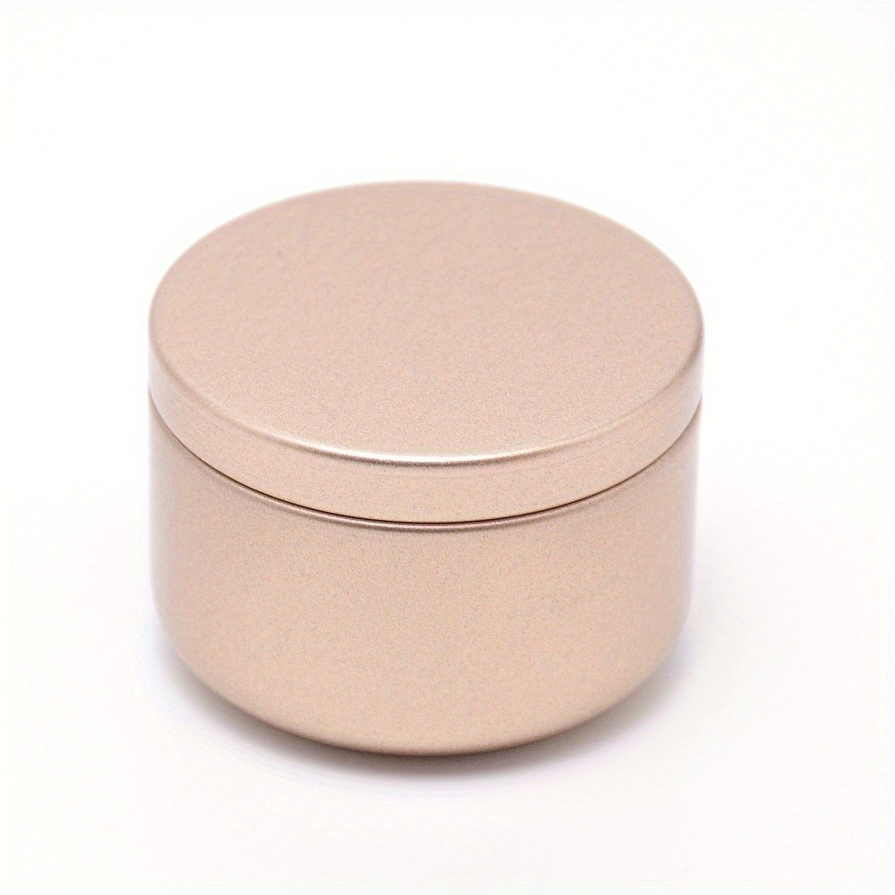 1box Round Aluminium Tin Cans Aluminium Jar Storage Containers for Cosmetic