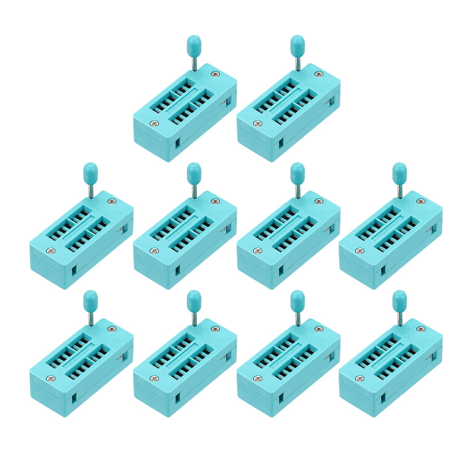 10Pcs Universal IC Test ZIF Socket 14 Pin 2.54mm Pitch DIP