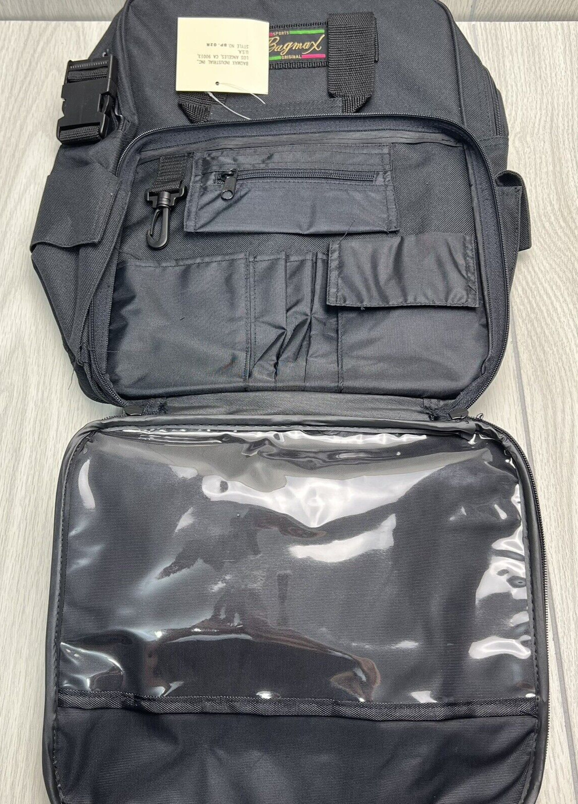 Bagmax Backpack Black School Work Weekend Shoulder Strap Included