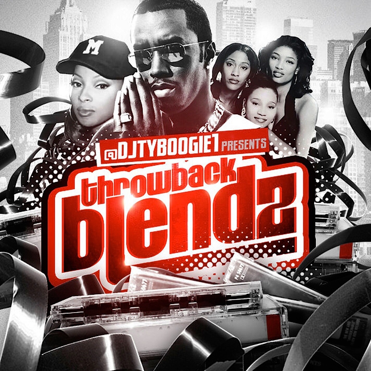 DJ TY BOOGIE- THROWBACK BLENDS - OLD SCHOOL NYC MIXTAPE MIX CD