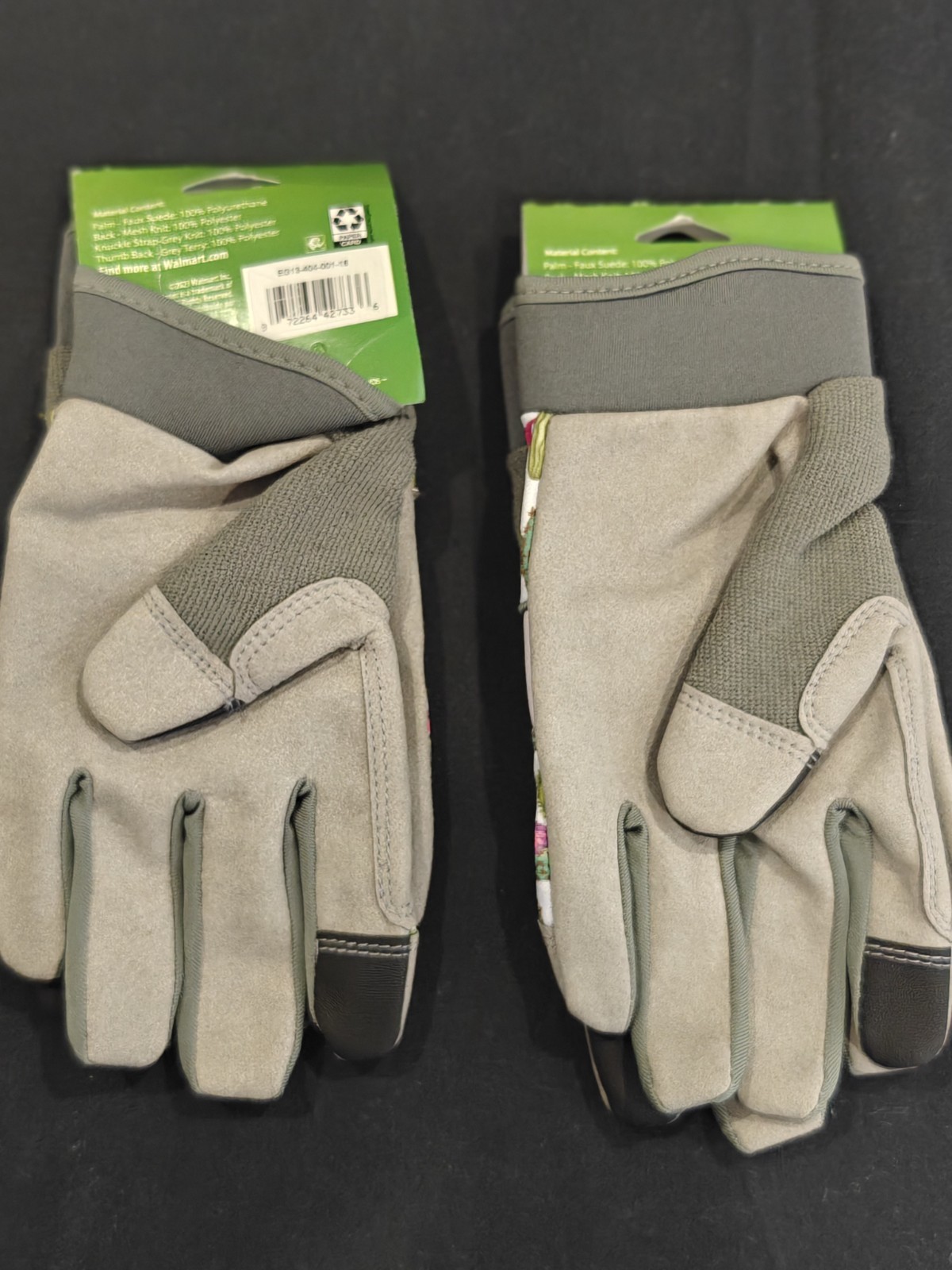 2 Performance Gardening Gloves Expert Gardener With Hook Loop Wrist Closure S