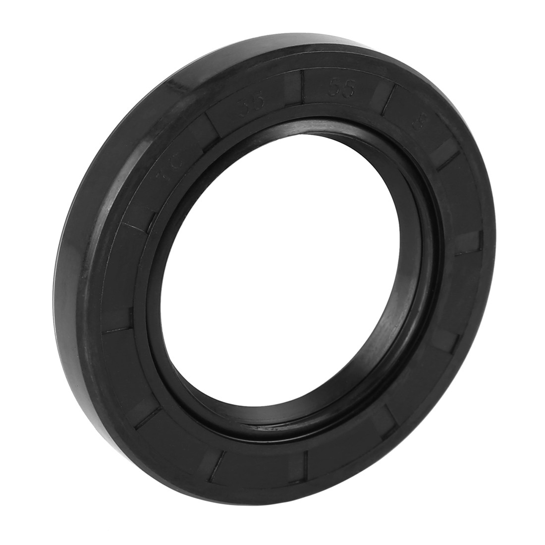 35mm x 55mm x 8mm Black Rubber Cover Double Lip TC Oil Shaft Seal