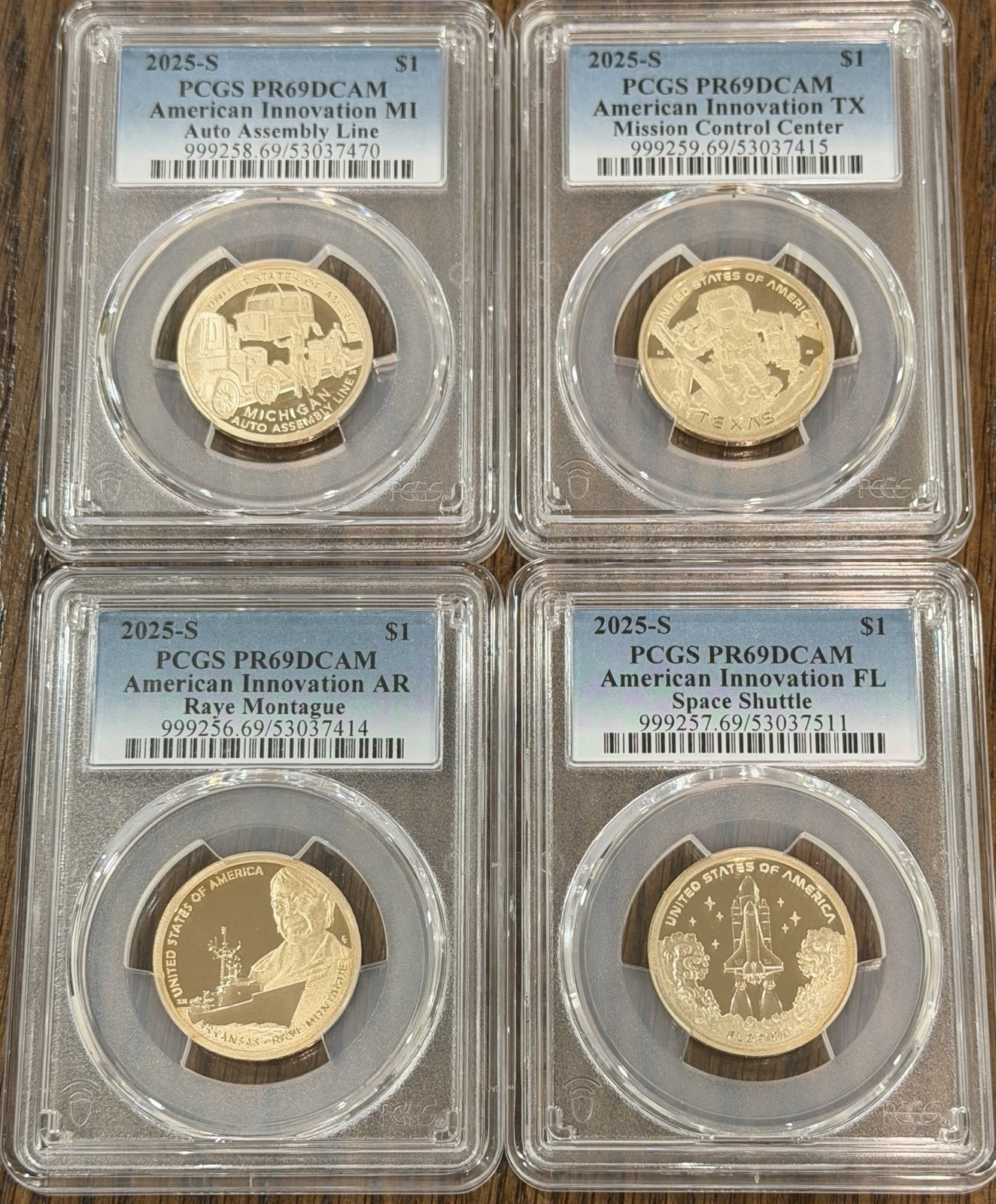 2025 S Proof American Innovation Set PCGS PR69DCAM