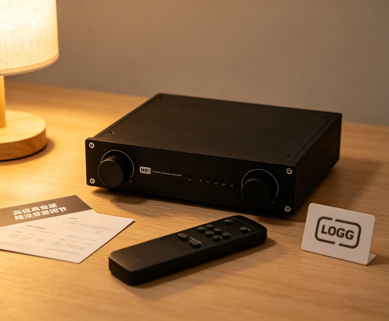 Remote Passive volume controller Passive preamplifier with 4 way input preamp