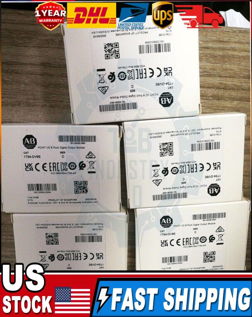 New Factory Sealed 1734-OV8E SER C POINT I/O 8 Point Digital Output Module