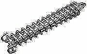 SEA DOG CORPORATION Tiller Rope Spring, 5 inch, Single Unit