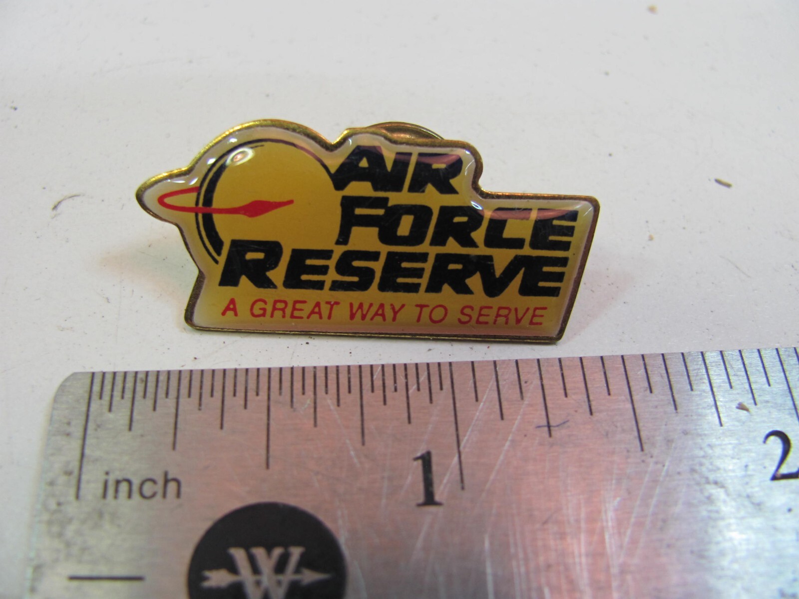 Vintage Air Force Reserve A Great Way to Serve Lapel Pin Military