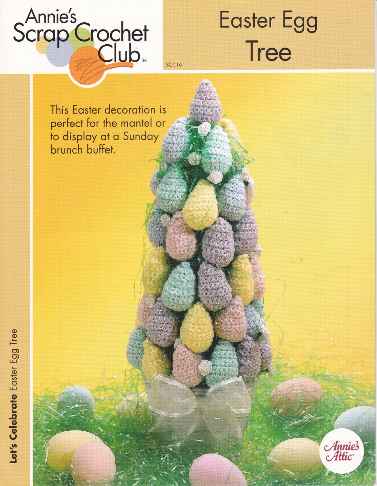 Scrap Crochet EASTER EGG TREE Decoration Annie's Club