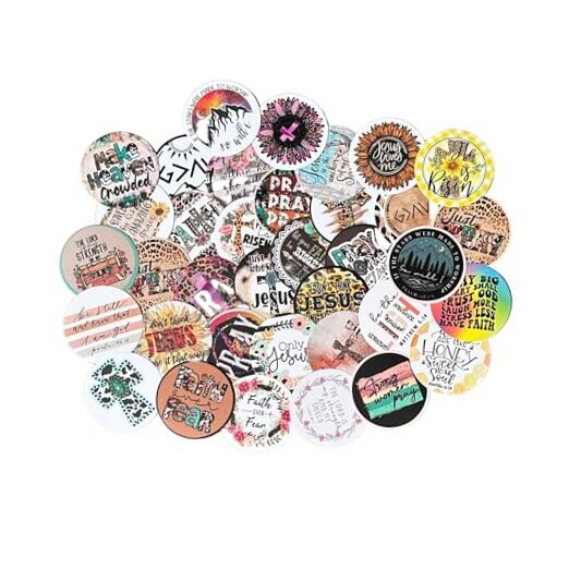 Religious Christian Freshie Cardstock Cutouts Rounds 3” inch Mix | 32 pk |