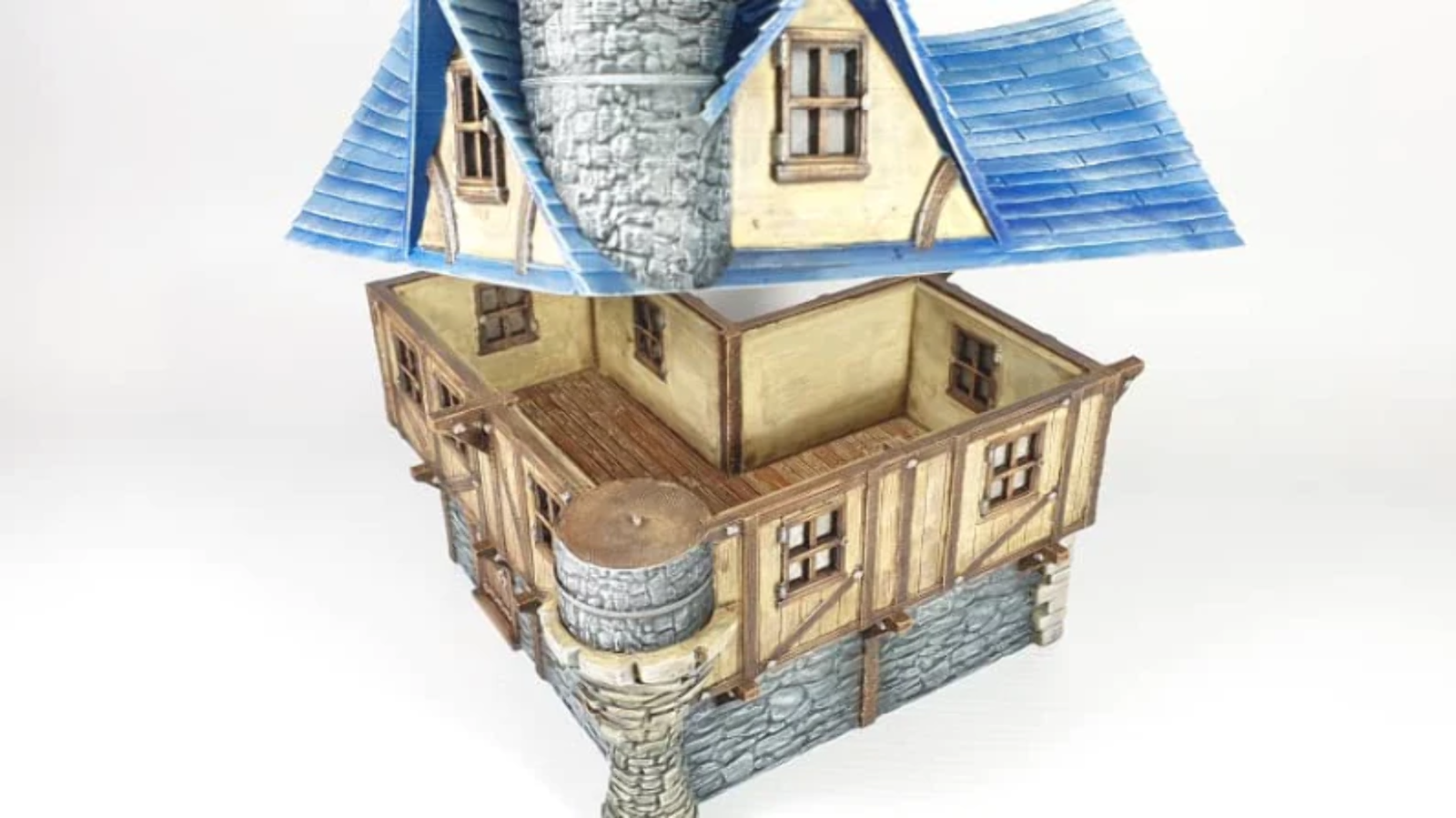 Adrian-3DP4U - Tower Top House - 28mm