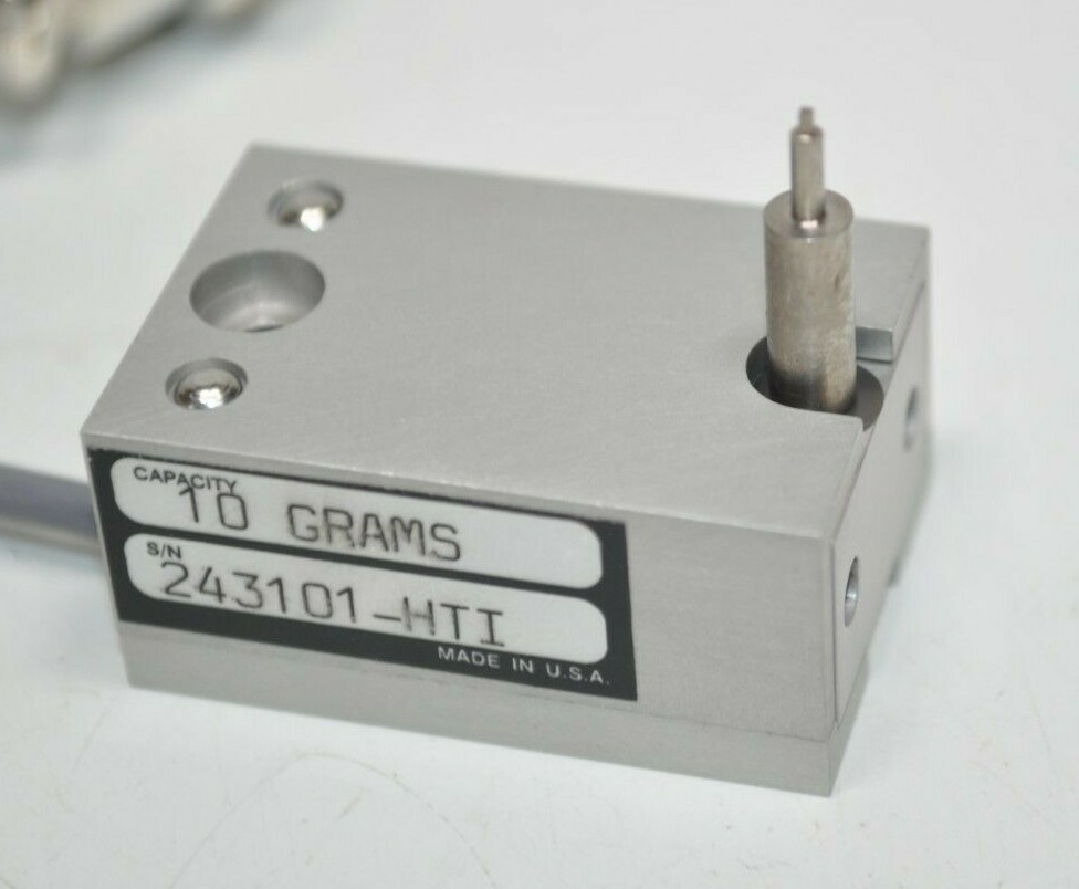 TRANSDUCER TECHNIQUES 10 Gram GSO Universal Load Cell w/ Probe & 5 Pin Connector