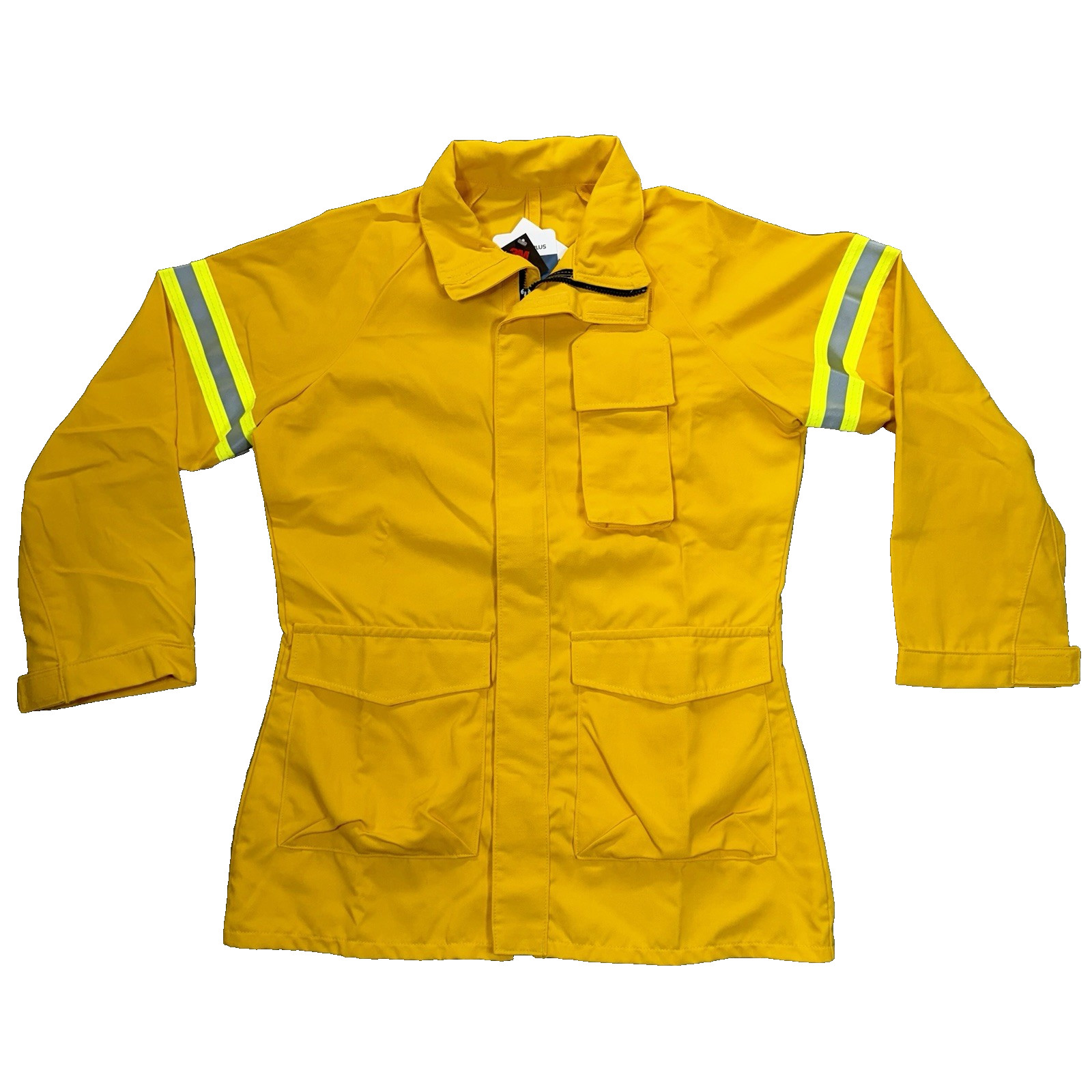 Fireline Smokechaser Deluxe Coat Sm Reg 7oz Tecasafe Yellow PGI Shirt Wildland