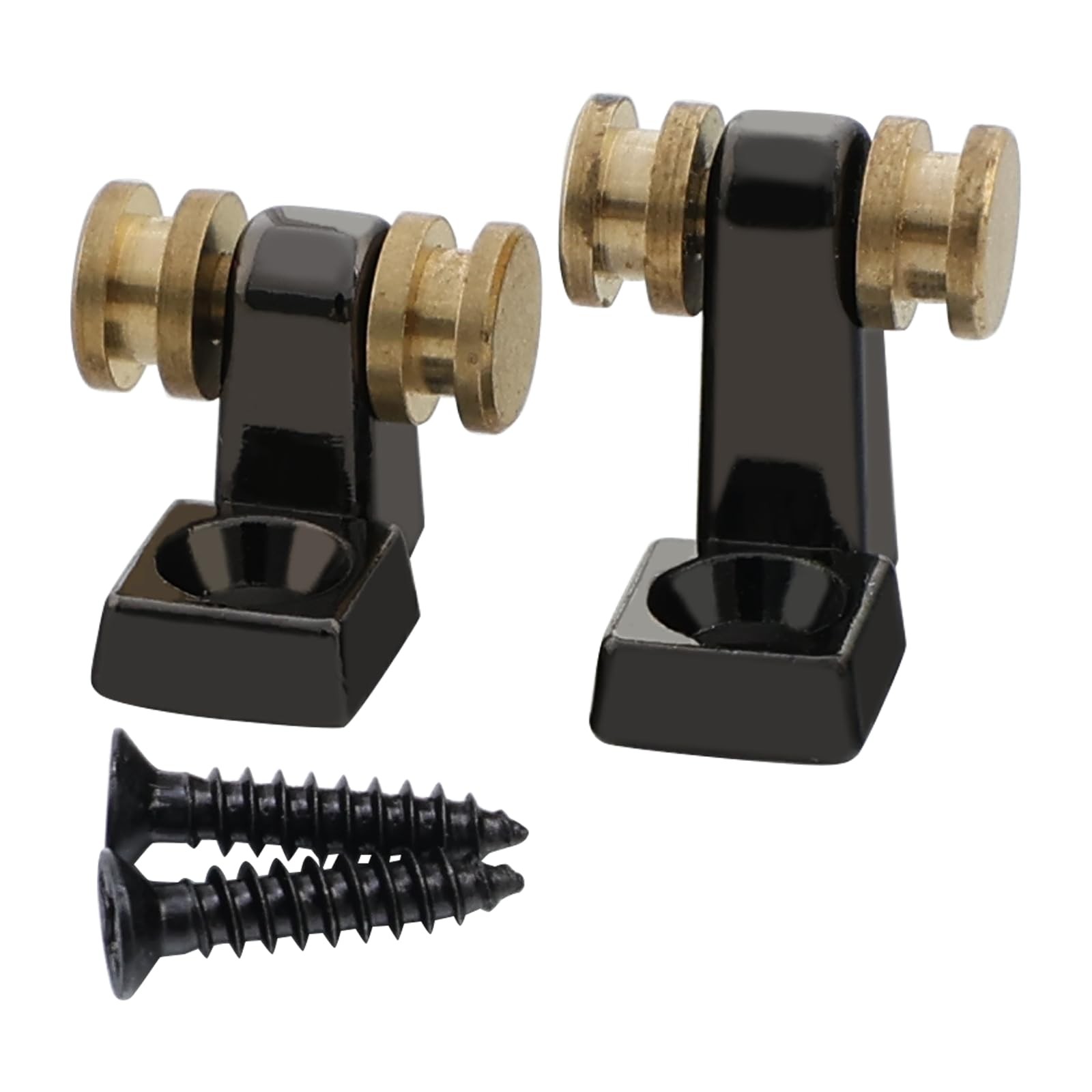 OVSAL Pack of 2 Brass Roller String Retainer for Electric Guitar String Tree ...