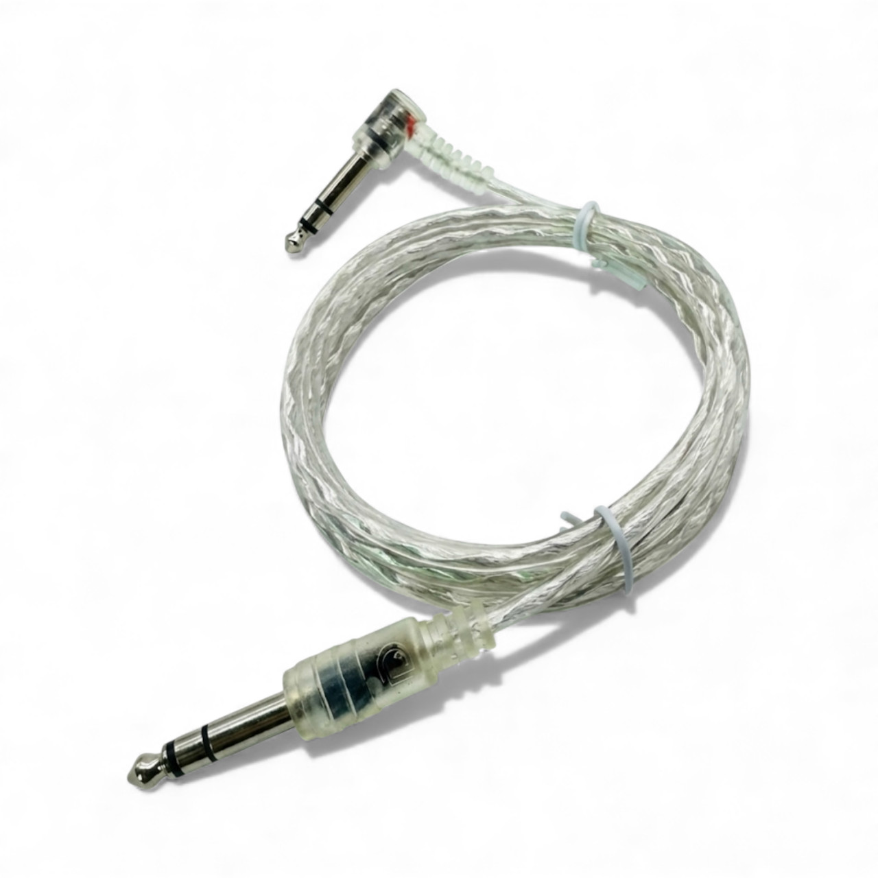 Dual Trigger Silver Clear Cable for Roland Alesis Drum Pad Snare Cymbal Module