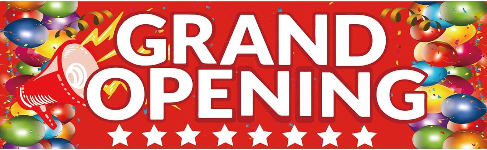 Grand Opening Banner New Store Grand Opening Sign and Rope Oxford Cloth Grand