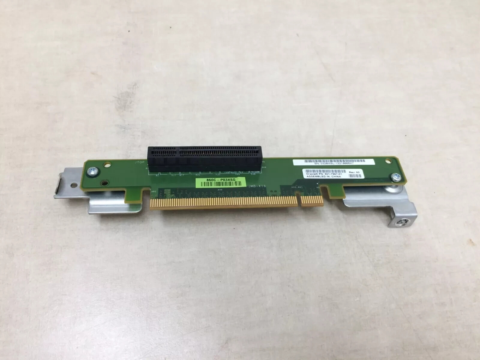 Sun 501-7967 541-2883 1-Slot X16 to 1-Slot X8 PCI Express Riser Assembly