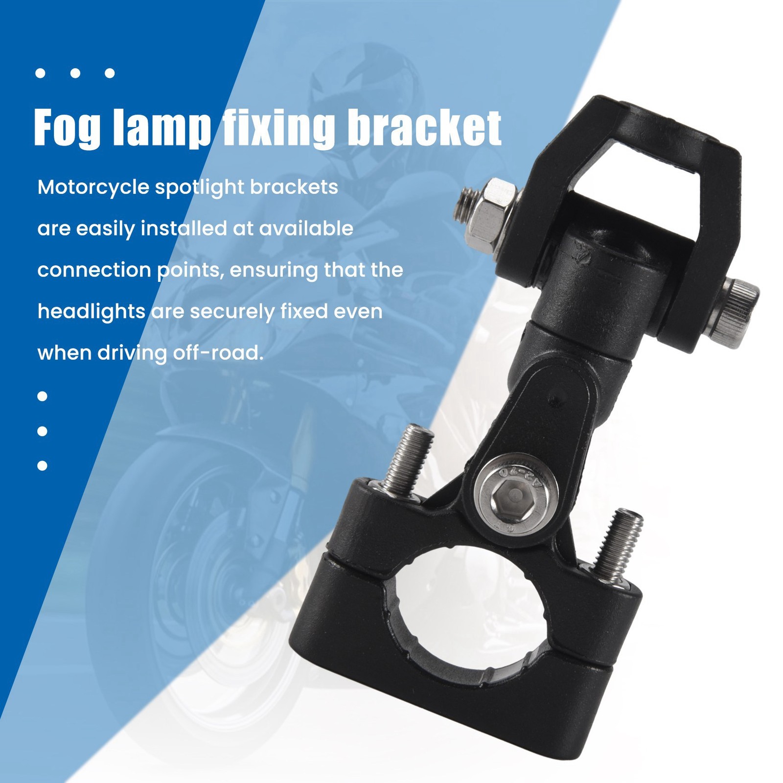 Motorcycle Spotlight Fixing Bracket Fog Lamp Mounting Bracket LED Auxiliary3011