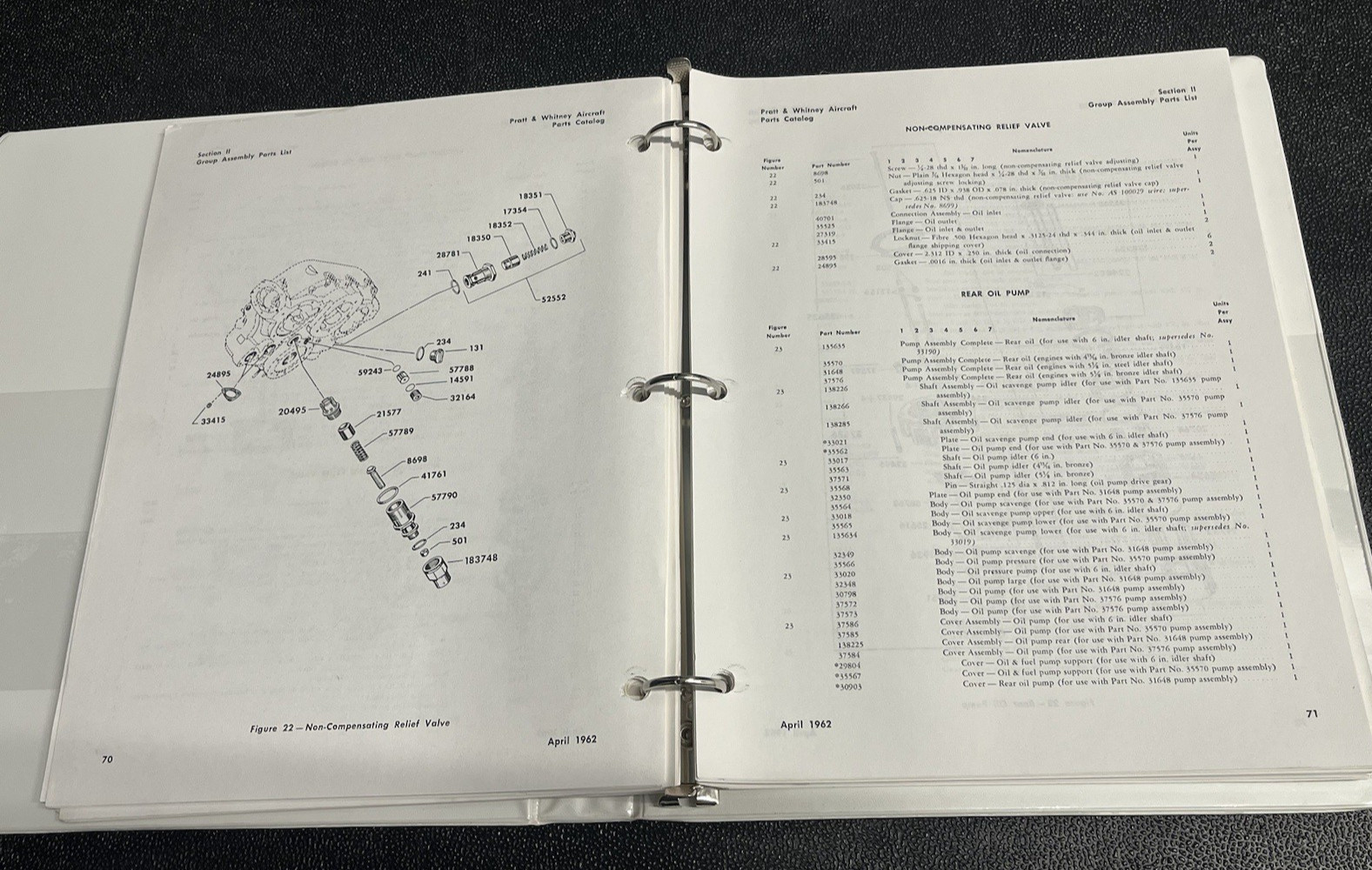 Twin Wasp S1C3G Engines Part Catalog Part 111464 Pratt & Whitney Copy