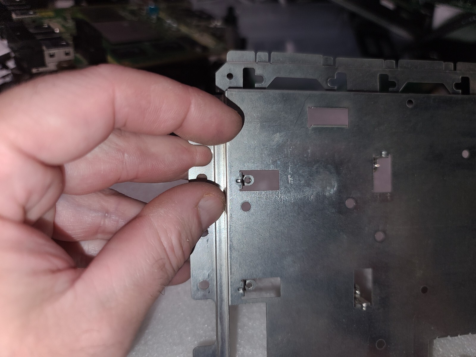 GameCube DOL-001(USA)(Japan) Board 30 ONLY Bottom Plate 1 Less Port Covered UP