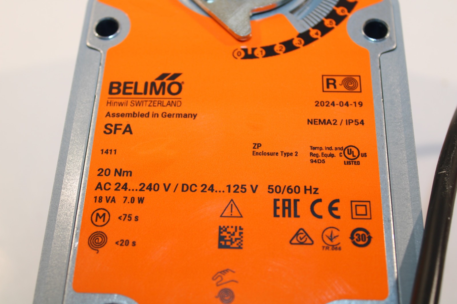 Belimo SFA Positioner NEW