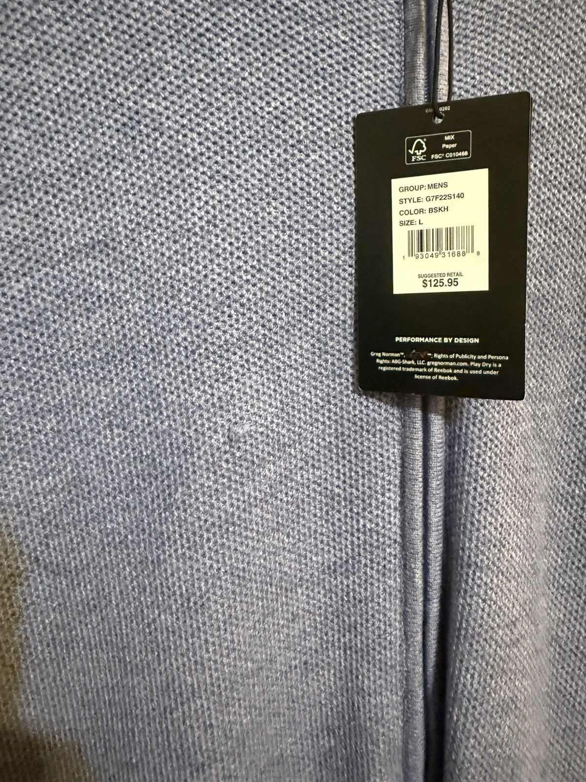 greg norman Zip Up Windbreaker Large