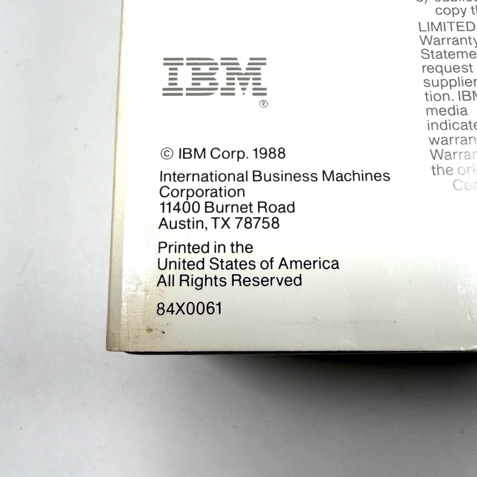 IBM PC Local Area Network Program v1.30 5.25" Floppy Disks DOS 84X0061
