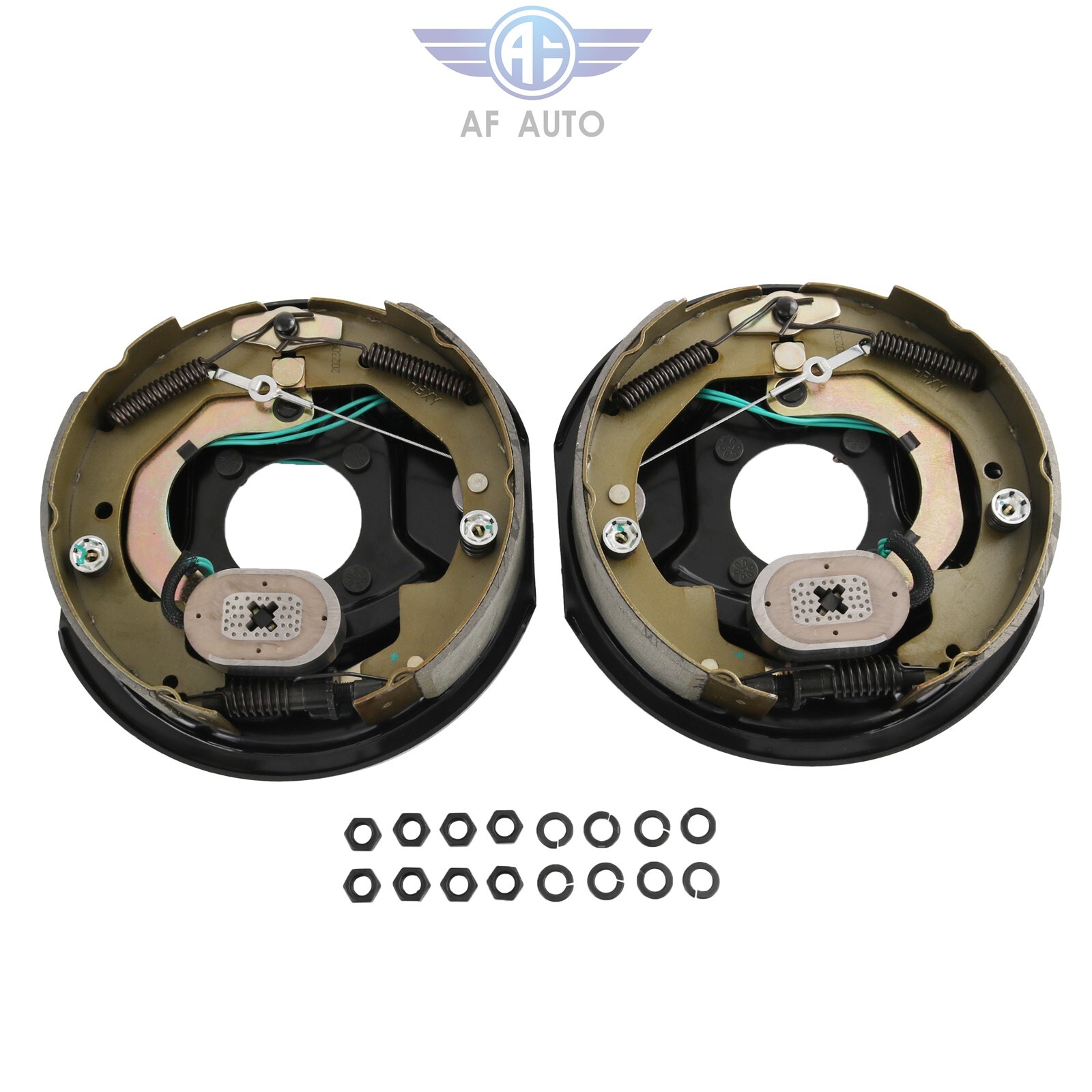 NEW Left & Right Assembly Electric Trailer Brake 10" x 2-1/4" Self-Adjusting Set