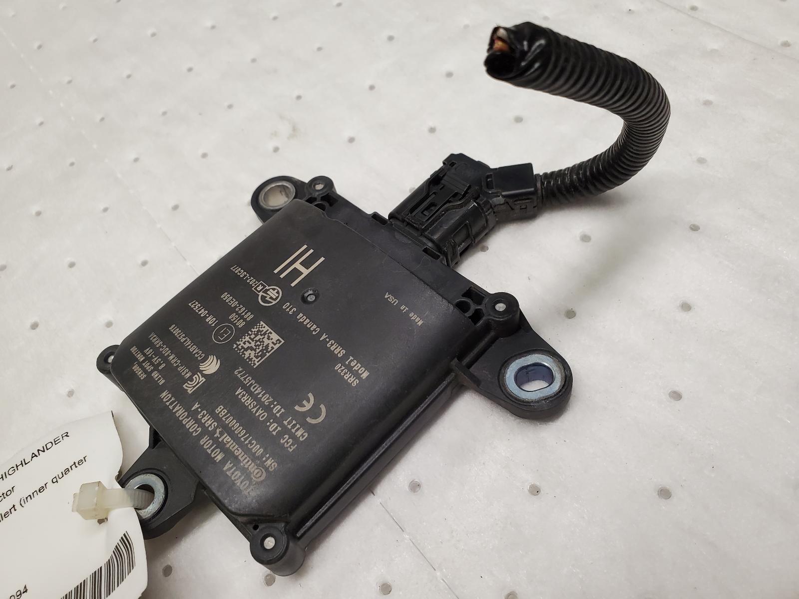 TOYOTA HIGHLANDER Camera/Projector radar unit, blind spot alert (inner quarter
