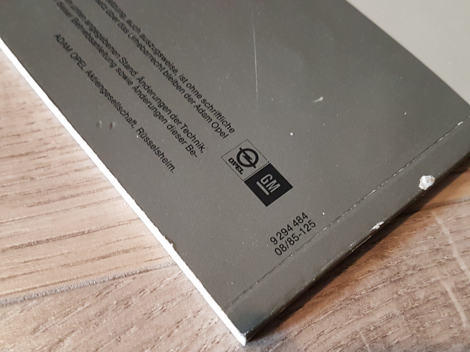 NEW Opel Kadett E operating instructions 1985 operating instructions manual logbook