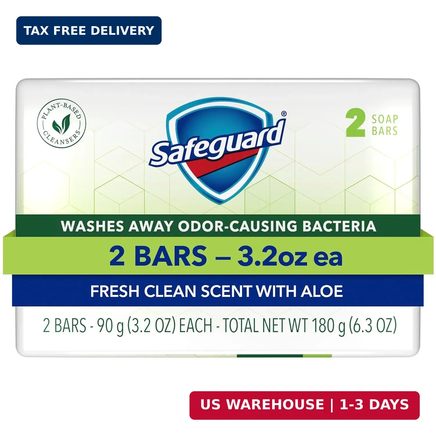 Safeguard Micellar Deep Cleansing Bath Bar Soap, Washes Away 99 Percent of Bacte