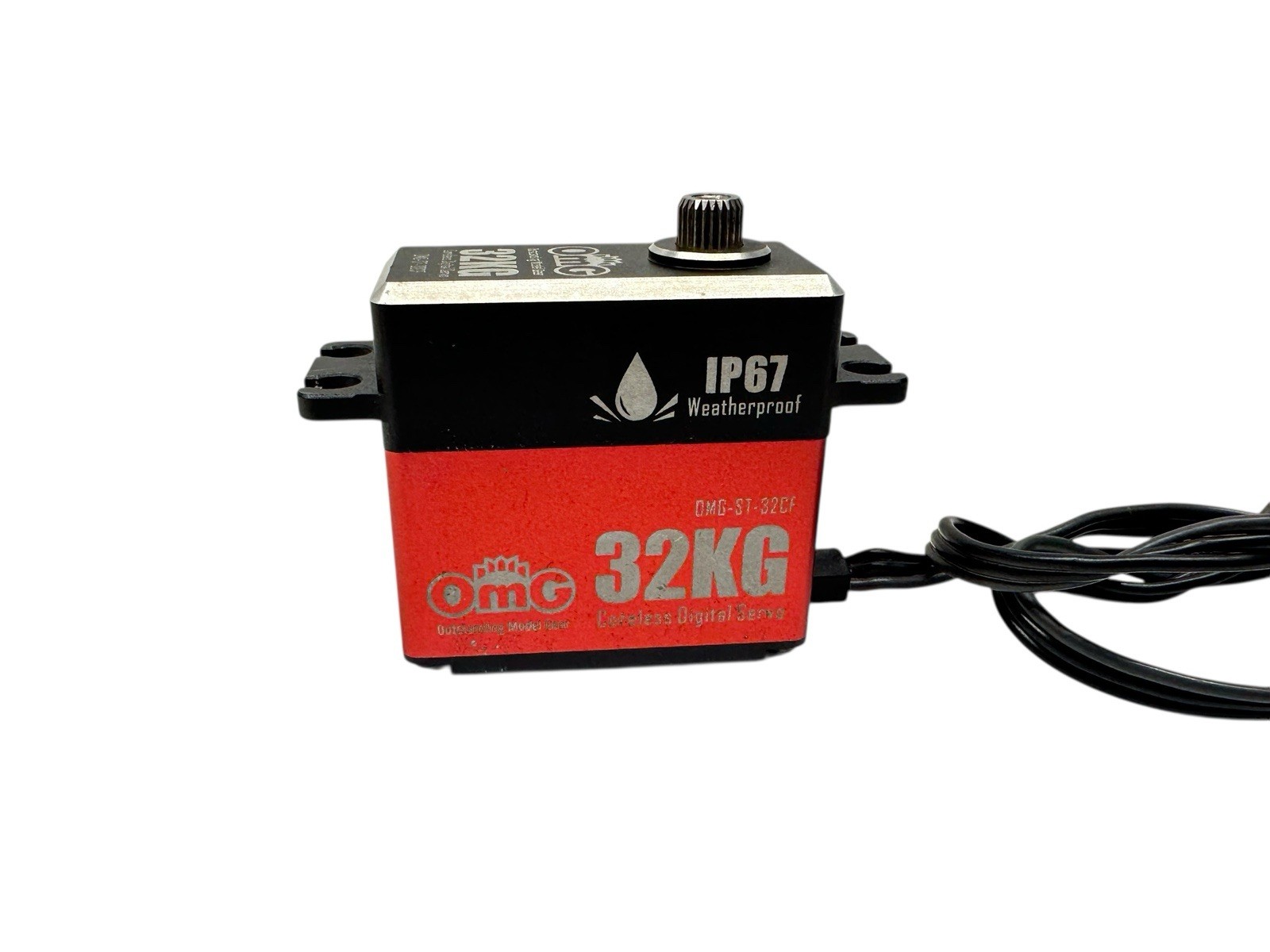 OMG 32KG Full Aluminum Case Coreless Ultra Torque Waterproof Servo #16731