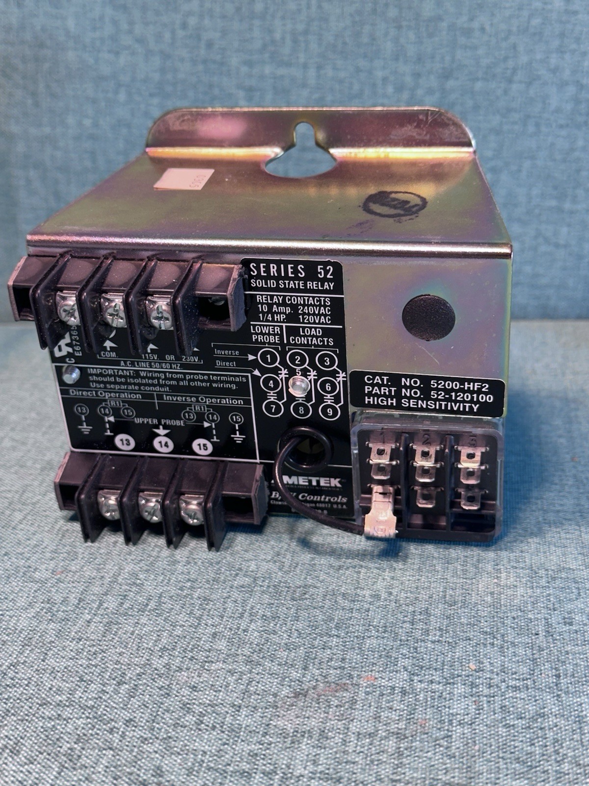 AMETEK 5200-HF2 RELAY 52-120100