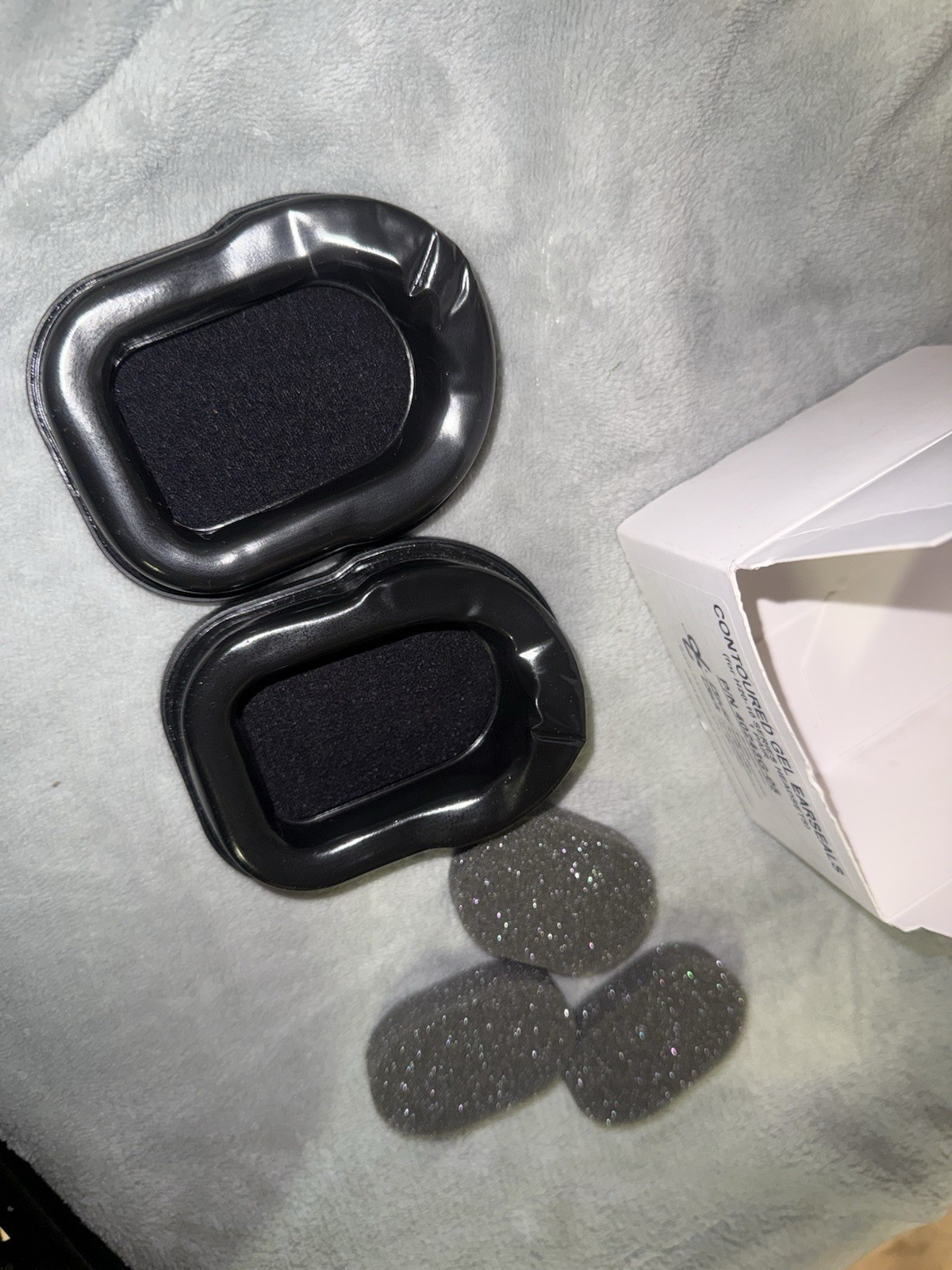 GENUINE DAVID CLARK CONTOURED GEL FILLED  EAR SEALS for H20-10 p/n  40243G-05