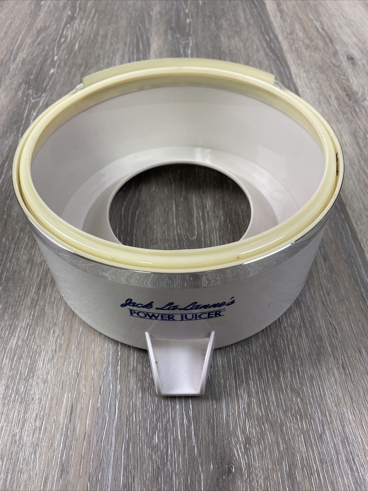 Jack LaLanne Power Juicer Parts Replacement Bin Bowl Receptacle w/Spout CL-003AP