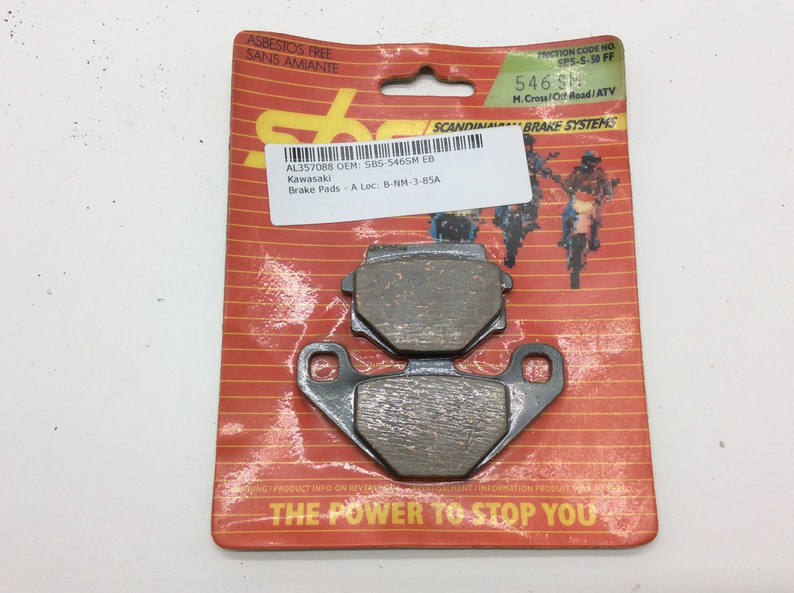 NOS SBS Pads Brake Pads Set Fits Various Makes And Models OEM SBS-546SM