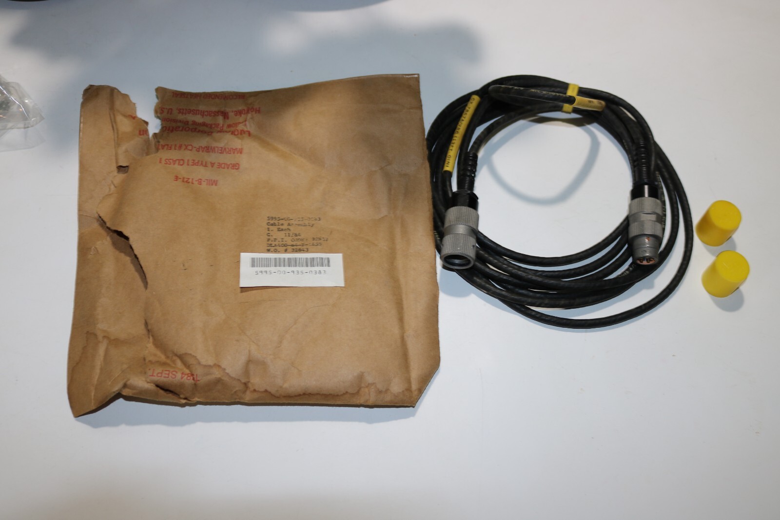 Cable Assembly 5995-00-935-0383 - Military NOS from 1984- 13'