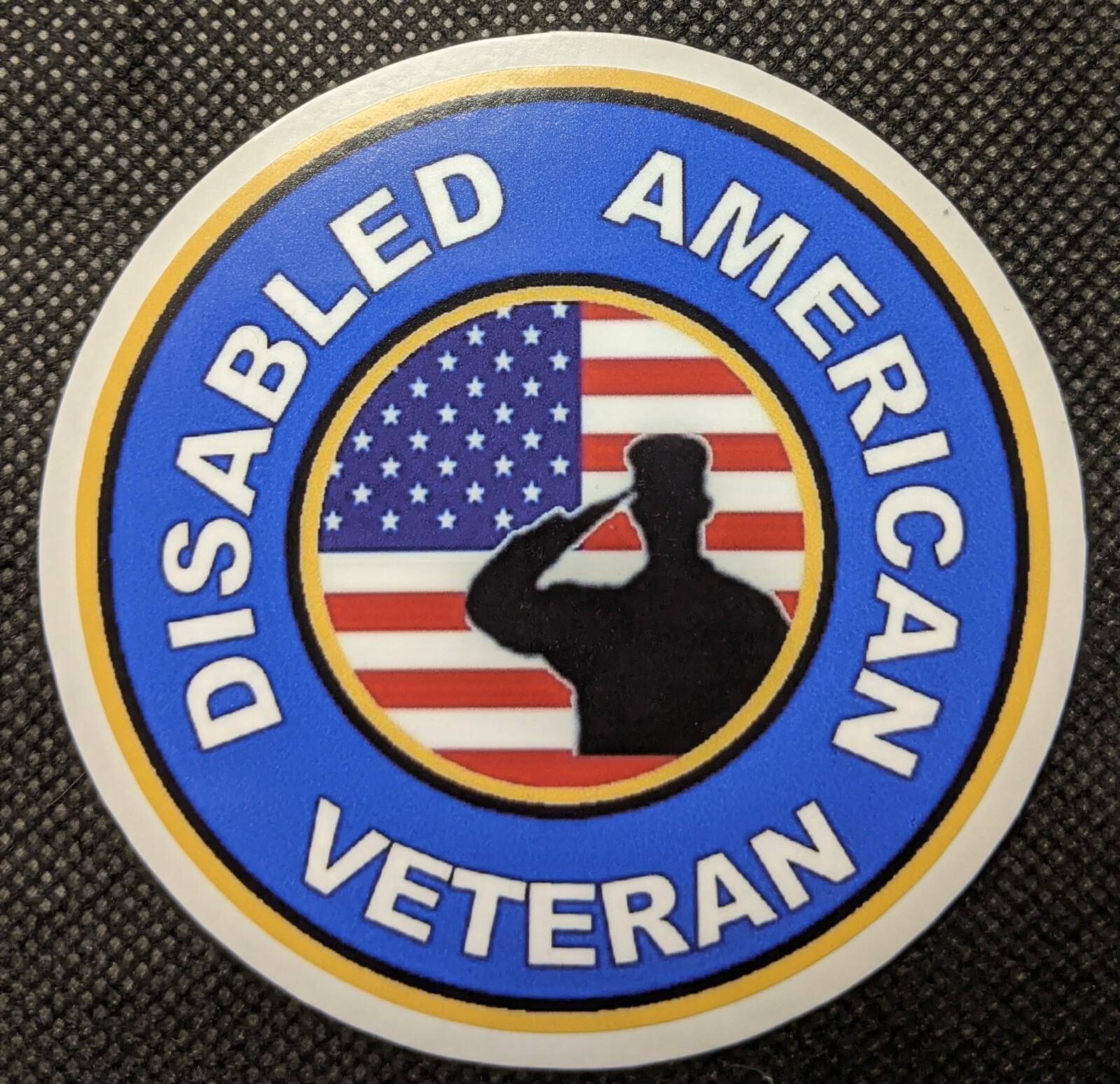 Disabled American Veteran Disabled Vet 4 inch inch Auto Truck Sticker